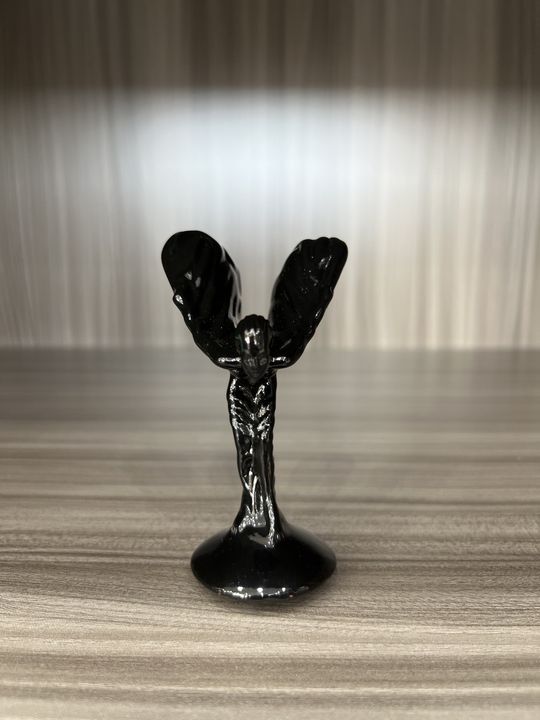 Rolls-Royce Spirit of Ecstasy Hood Ornament Black Badge Gloss Black