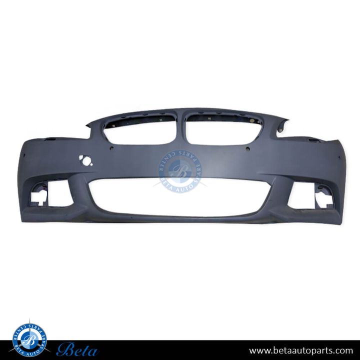 BMW 5 Series F10 (2010-2013), Front Bumper M-Tek with PDC with Washer, Taiwan, 51118053874
