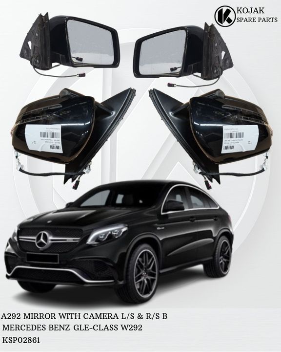 Side Mirrors Left & Right Mercedes-Benz GLE-Class W292 with Camera