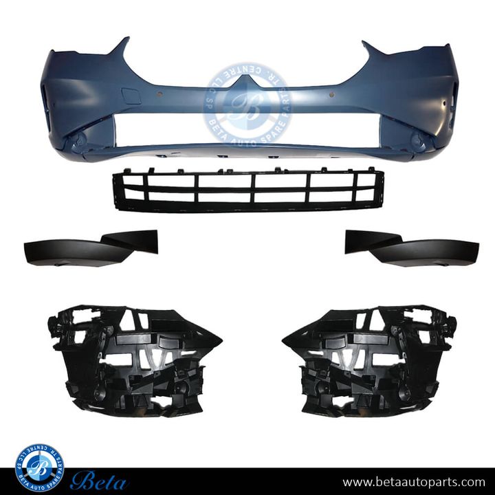 BMW 5 Series G60 (2024-Up), Front Bumper with PDC / Park Assist, China, 51115A6A3B8