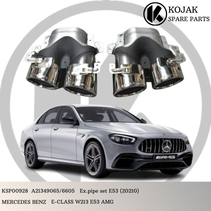 Exhaust Pipe Tips Set Mercedes-Benz E-Class W213 E53 AMG