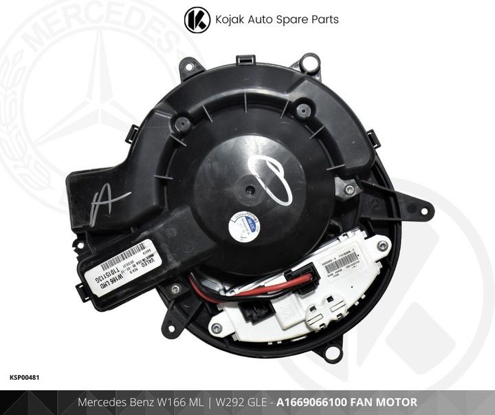 Mercedes-Benz W166 ML W292 GLE HVAC Blower Fan Motor