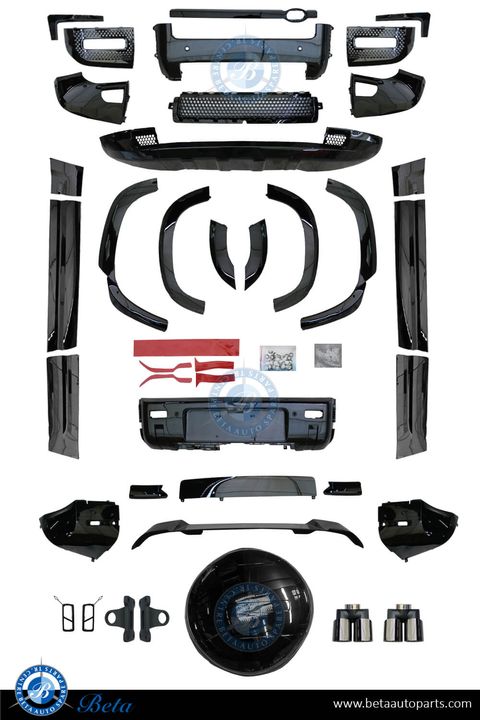 Land Rover Defender (2020-Up), Spoiler Kit (Black), China