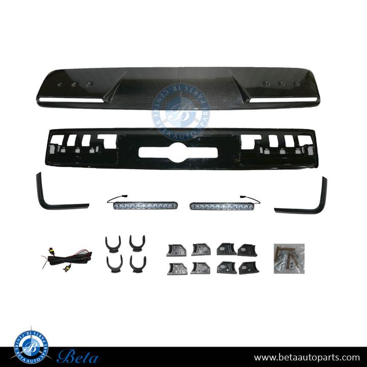 Mercedes G-Class W463 (2018-Up), Front Roof Spoiler Assy BBS Look (Dry Carbon), China, 4638801101