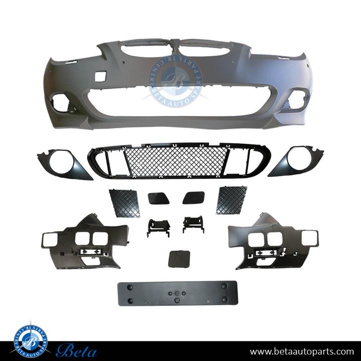 BMW 5 Series E60 LCI (2008-2009), Front Bumper M-Tek with PDC, China