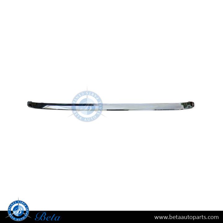 Volkswagen Touareg (2015-2017), Front Bumper Moulding - Chrome (Center), China, 7P6853245