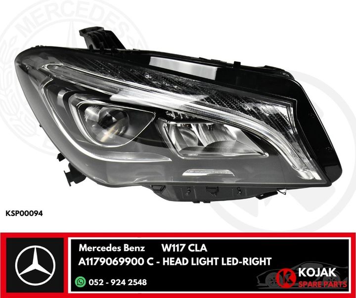 Headlight Right Mercedes-Benz W117 CLA LED
