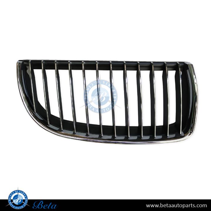 BMW 3 Series E90 (2005-2008), Radiator Grille - Chrome (Right), Taiwan, 51137120010