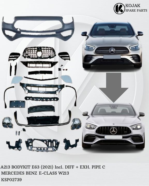 Mercedes-Benz E-Class W213 E63 (2021 Style) Body Kit