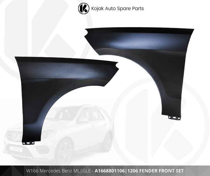 Front Fender Set Mercedes-Benz ML/GLE W166
