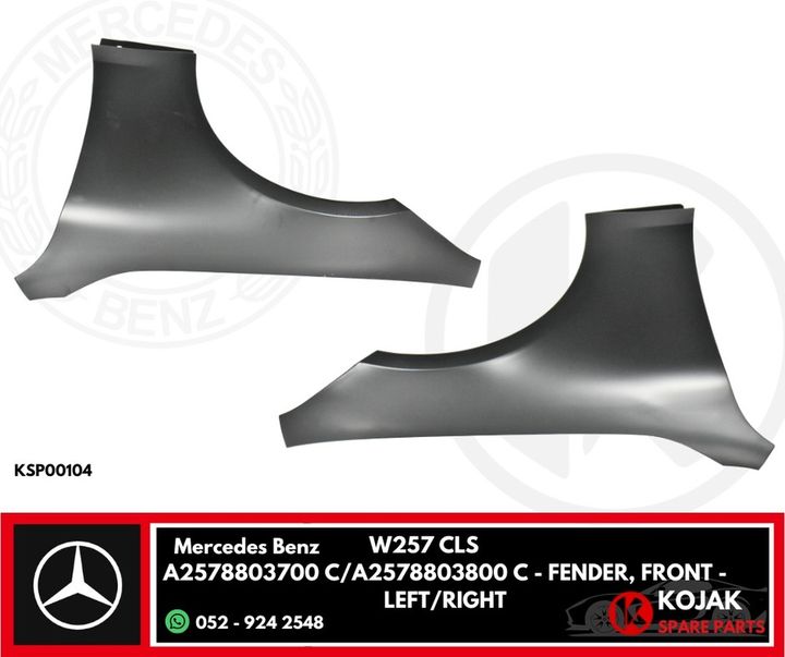 Front Fender Section Mercedes-Benz CLS W257 Left/Right