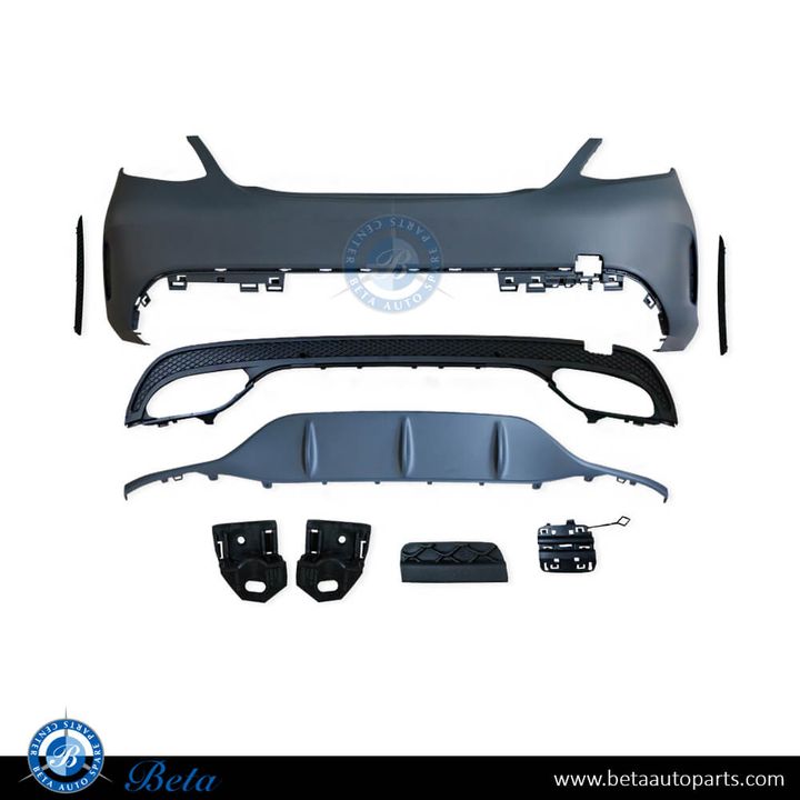 Mercedes C-Class W205 (2015-2018), Rear Bumper Normal AMG without PDC, Taiwan, 2058855938