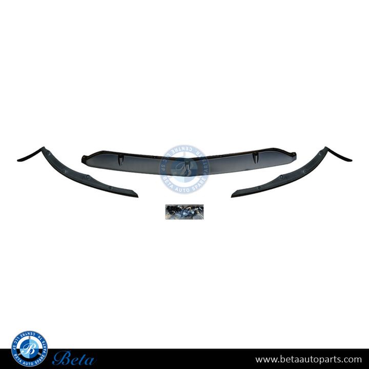 Mercedes C-Class W205 (2015-2021), Front Bumper Lower Spoiler AMG C63 Look, China, 2058857401 / 2058857701 / 2058857801