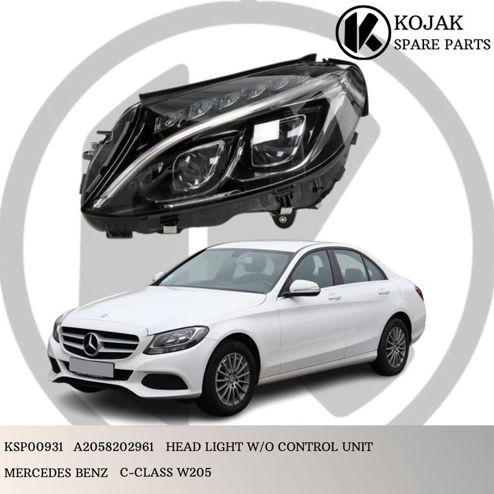 Headlight Left Mercedes-Benz C-Class W205 without Control Unit