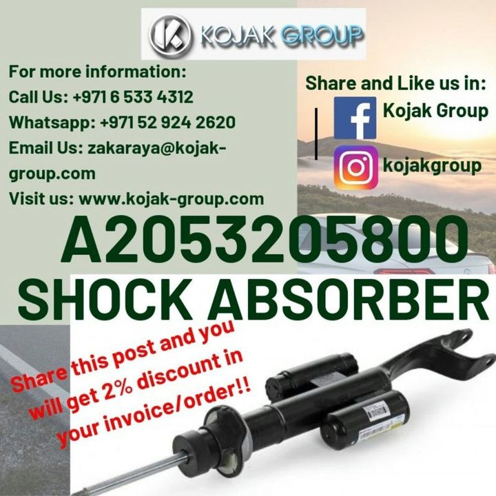 Rear Shock Absorber Mercedes-Benz C-Class W205