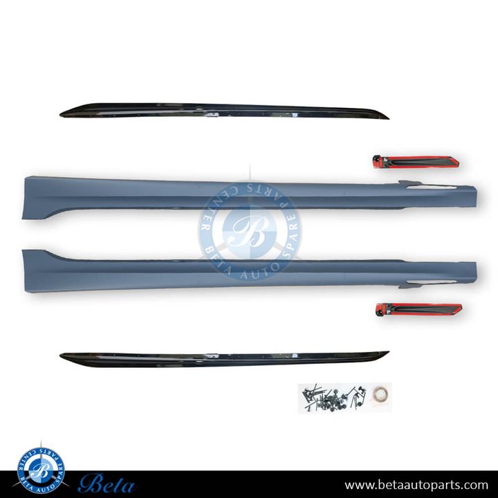 BMW 3 Series G20 (2019-Up), Side Skirts M-Performance with Ambient Lighting, Taiwan, 51778099909 / 51778099910