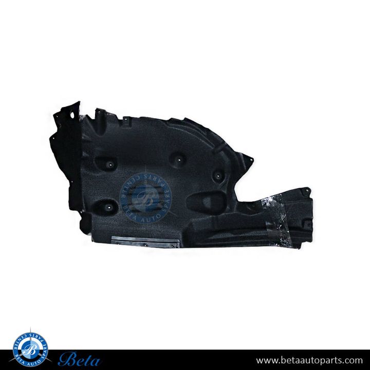 BMW 7 Series F01 / F02 (2009-2015), Front Wheel Fender Liner Rear Half Flannel (Left), China, 51717185159