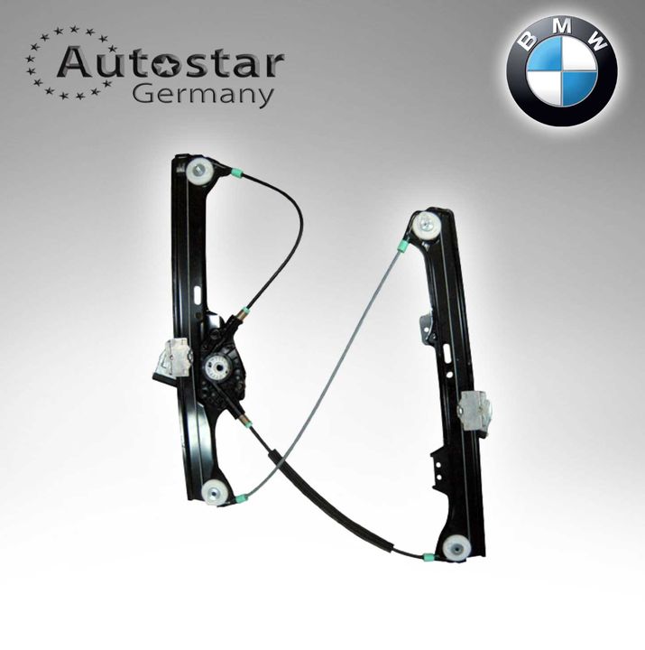 BMW WINDOW REGULATOR E60 E61 03>09 4D-FR W/O MOTOR 51337075668 T