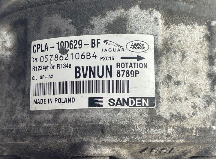AC Compressor - 2017 Jaguar XE