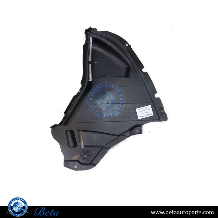 BMW 7 Series G11 / G12 (2016-2019), Front Wheel Fender Liner Triangular Cover - Injection (Left), China, 51757347023