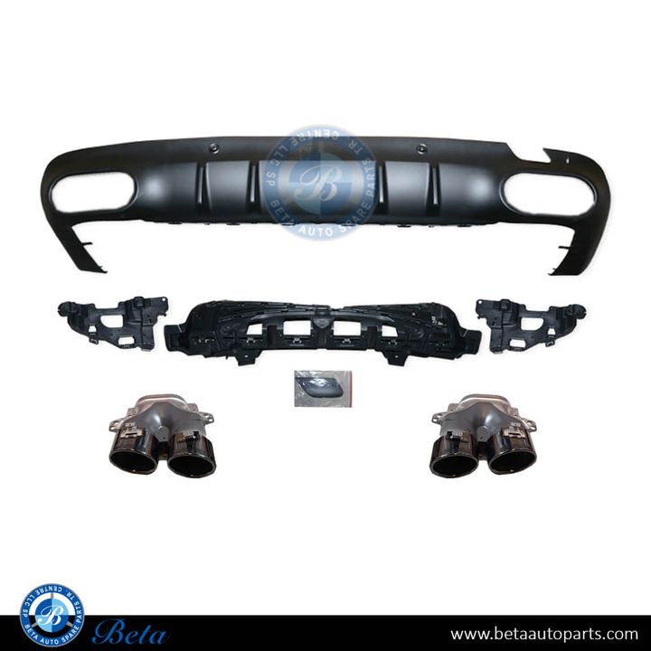 Mercedes CLS-Class C257 (2019-2023), Rear Diffuser AMG CLS53 for Normal AMG with Exhaust, China, 2578857102