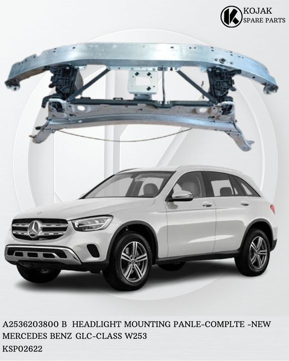 Headlight Mounting Panel Complete Mercedes-Benz GLC-Class W253