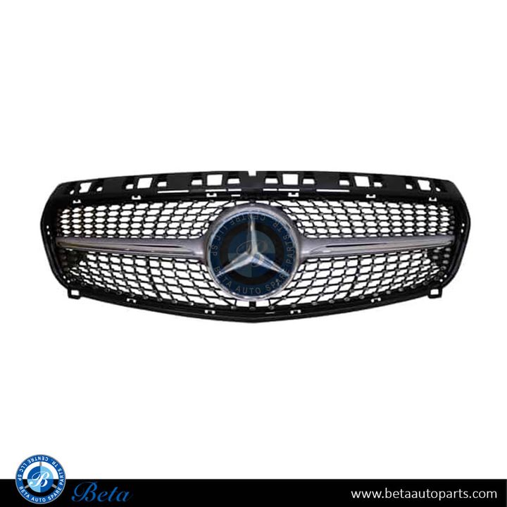 Mercedes A-Class W176 (2013-2015), Radiator Grille Diamond Look (Silver), China, 1768802083