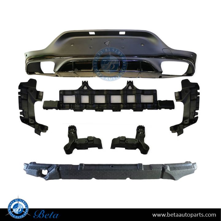 Mercedes GLC-Class Coupe C253 (2020-2022), Rear Diffuser AMG Glc63 for Normal AMG, China