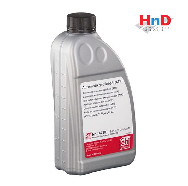 FEBI BILSTEIN 14738 Automatic transmission fluid ATF IV, 1l, Yellow For AUDI 8C2 4A5 W638 70B 70C 7DB 7DK 70J 70K 7DC 7DJ 83229407807