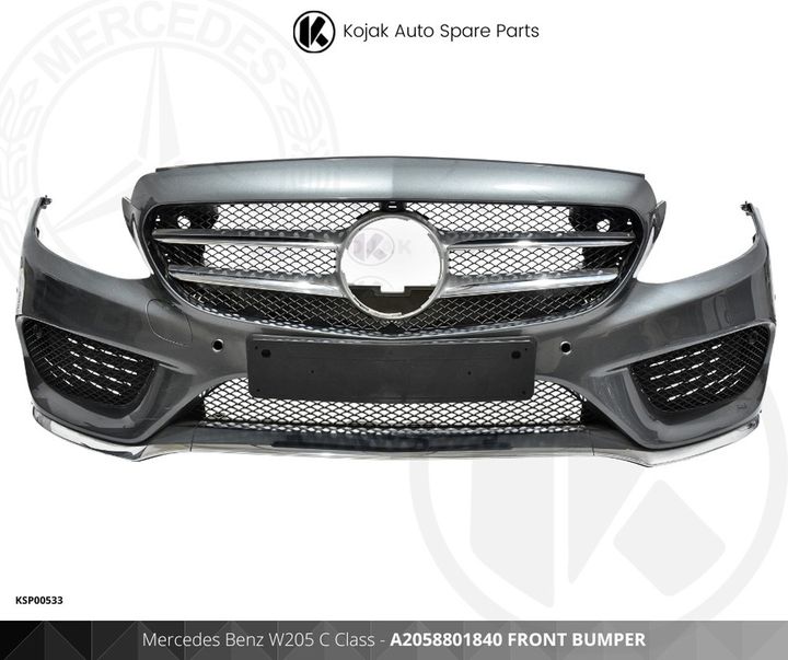 Front Bumper Mercedes Benz W205 C Class
