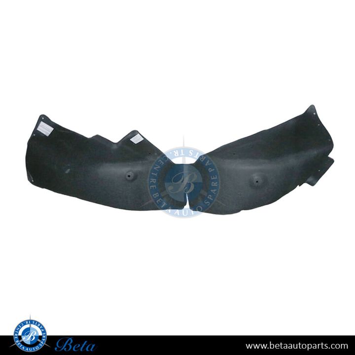 Tesla Model S (2017-2021), Rear Wheel Fender Liner Flannel (Left), China, 1067006-00-A, 1067006-00-D
