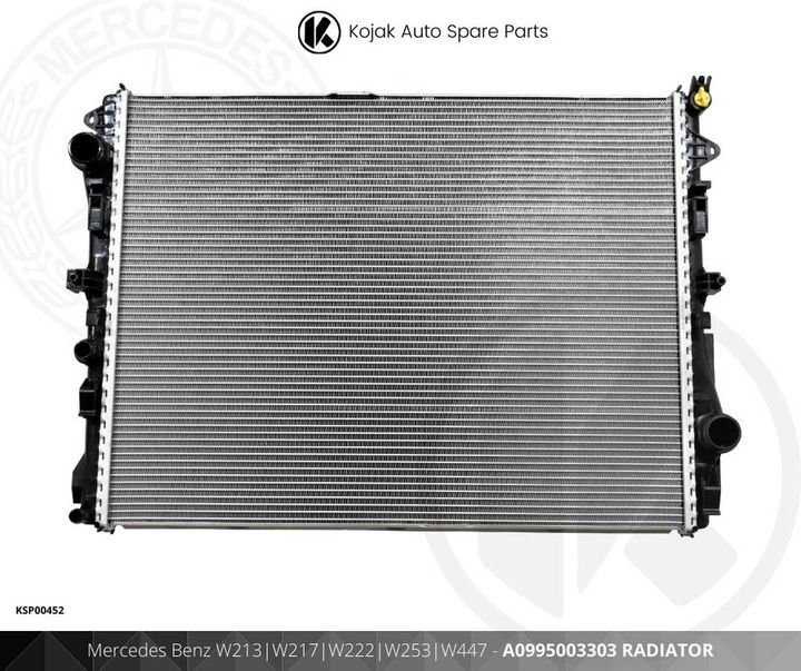 Radiator for Mercedes-Benz E-Class, S-Class, GLC-Class, V-Class