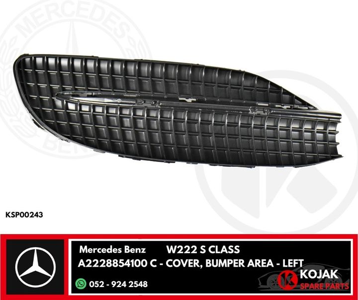 Mercedes Benz W222 S-Class Left Bumper Area Cover