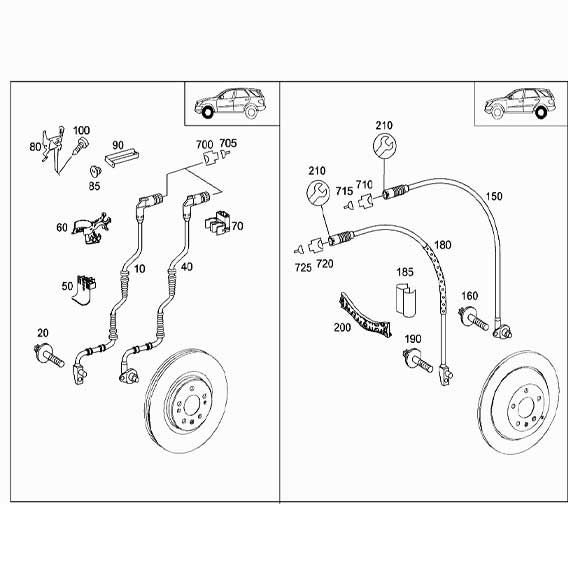 Mercedes Benz Genuine BRACKET 1645452540