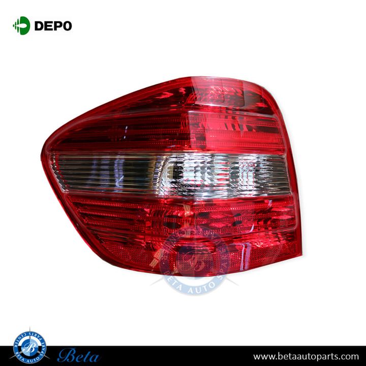 Mercedes ML-Class W164 (2005-2008), Tail Lamp - Gray (Left), Depo, 1648200164 / 1648201964 / 1648200164 / 1649060900