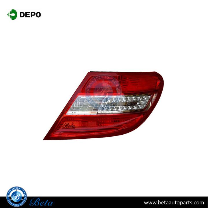 Mercedes C-Class W204 (2008-2010), Tail Lamp LED Avantgarde (Right), Depo, 2048202064 / 2049068802