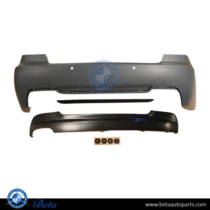 BMW 3 Series Coupe E92 (2005-2011), Rear Bumper M-Tek with PDC with 1 Hole, Taiwan, 51128044934