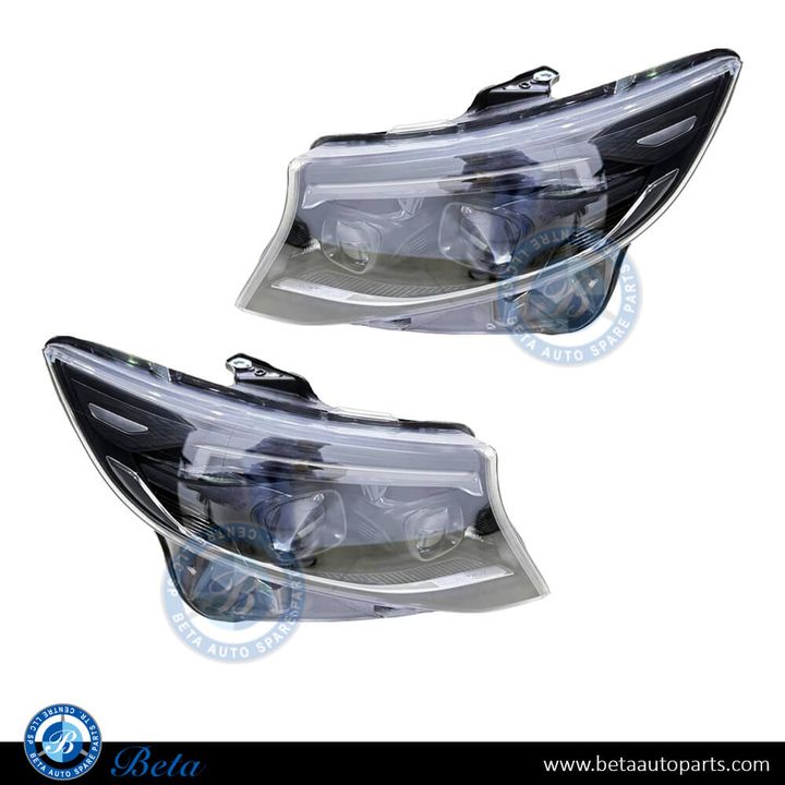 Mercedes Viano W447 (2015-2023), Headlamp Upgrade from LED to 2024 LED Look, China, 4479061801 / 4479061901