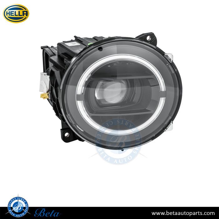 Mercedes G-Class W463 (2018-Up), Headlamp Dynamic LED - Black Version (Right), Hella, 4639067201