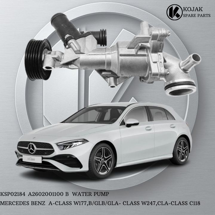 Mercedes-Benz Water Pump for A-Class W177, B/GLB/GLA W247, CLA C118