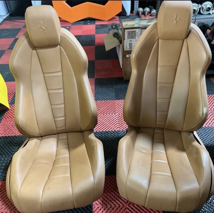 Ferrari 458 -Front Seats Pair Tan Leather
