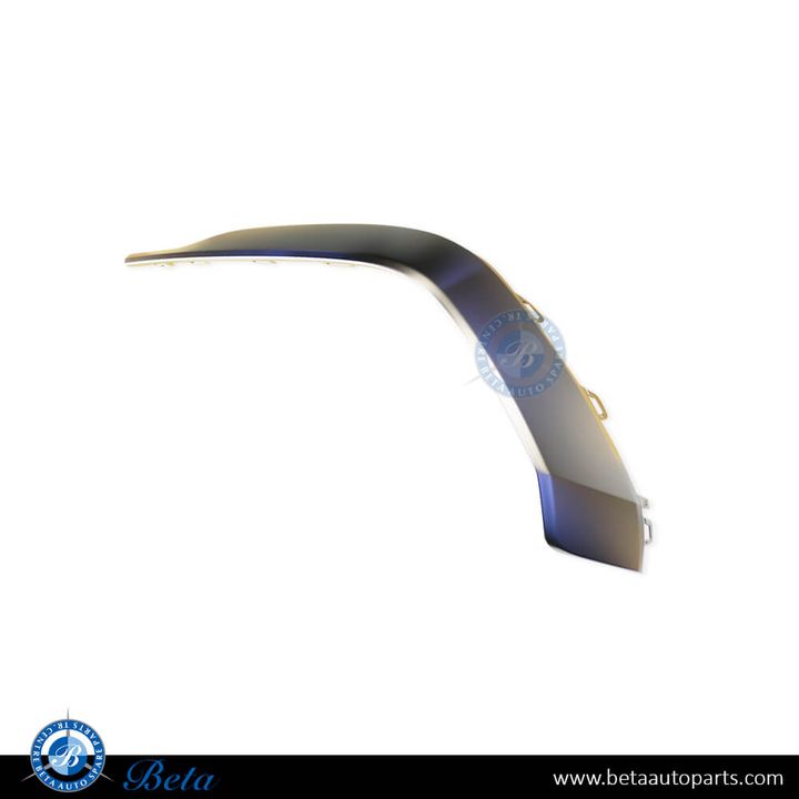 Audi A4 S-Line (2020-2024), Rear Diffuser Moulding - Silver (Right), China, 8W08535563Q7