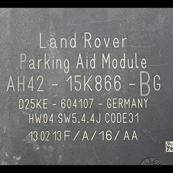 Parking Assist Control Module - 2013 Jaguar XJ