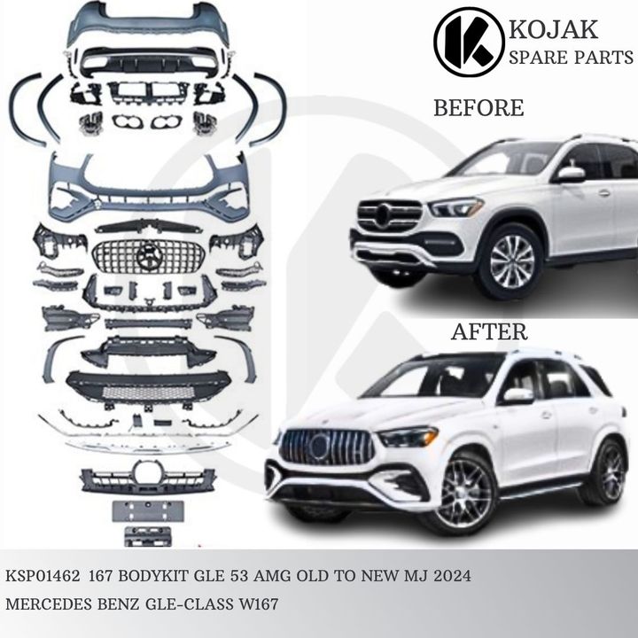 Front Body Kit Mercedes-Benz GLE-Class W167 to GLE 53 AMG Look