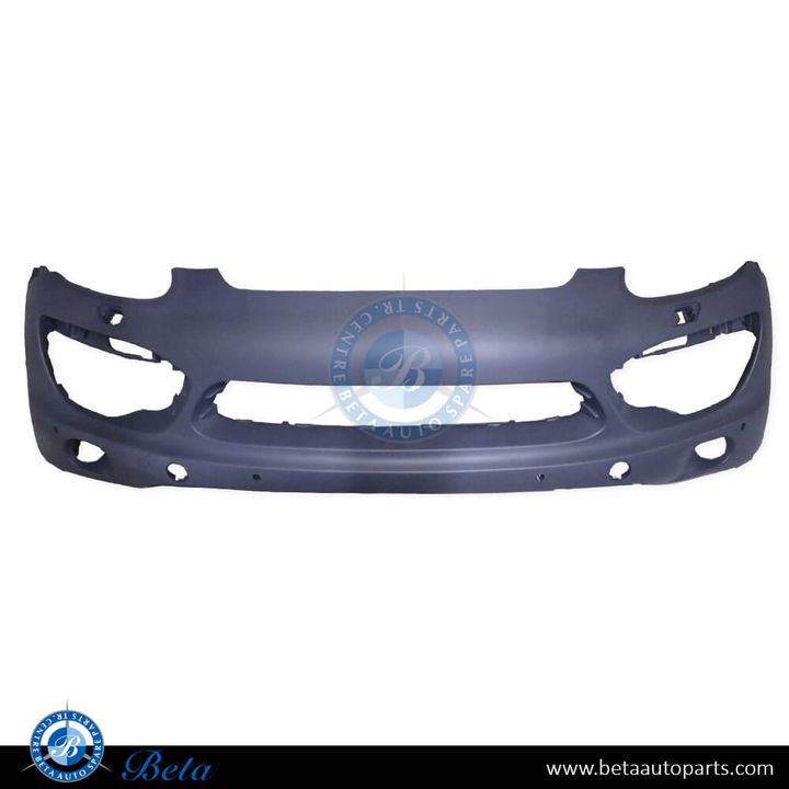 Porsche Cayenne Basic (2011-2014), Front Bumper with PDC with Washer, China, 95850522131