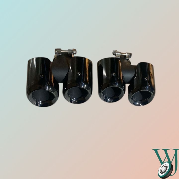 exhaust pipe black 007 Black right, DEFENDER