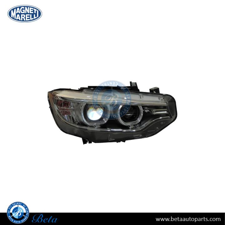 BMW 4 Series F32 / F36 (2014-2017), Headlamp Xenon LED with ASF (Right), Magneti Marelli, 7377840
