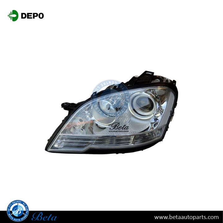 Mercedes ML-Class W164 (2009-2011), Headlamp Normal (Left), Depo, 1648206961