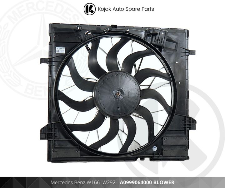 Mercedes Benz W166 W292 Radiator Cooling Fan Blower