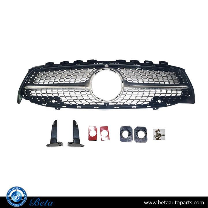 Mercedes CLA-Class C118 (2019-Up), Radiator Grille AMG Diamond Look with Camera Hole, China, 1188800902